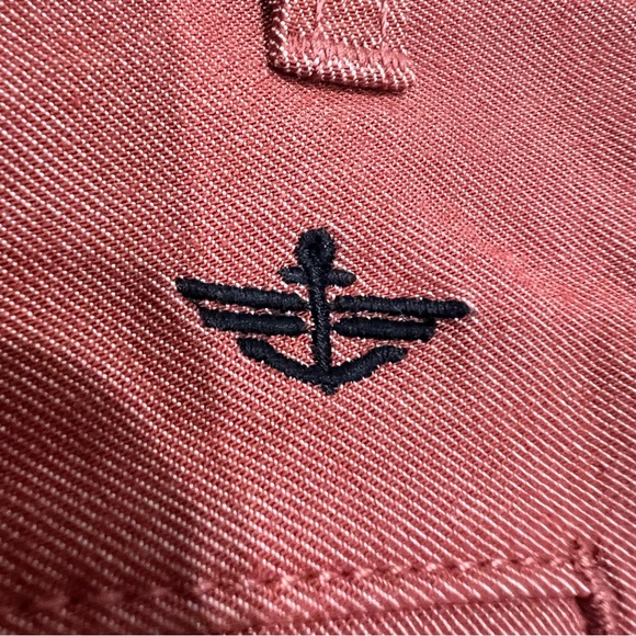 Dockers / Men's Rust Red Alpha Khaki Slim Tapered Fit Pants - Picture 9 of 10